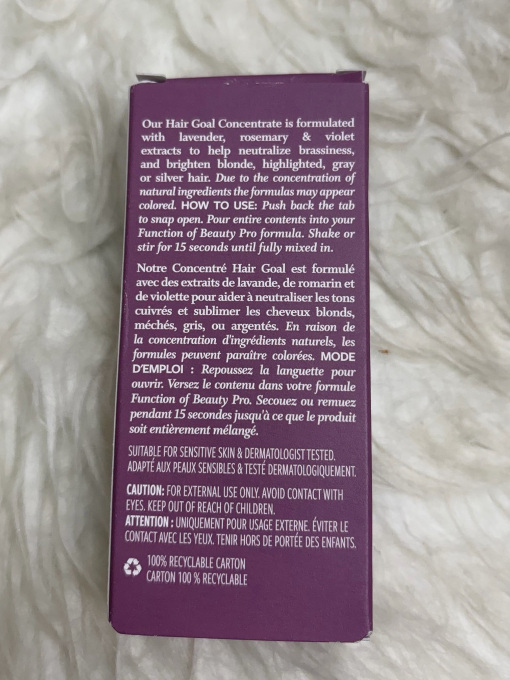 Function of Beauty PRO Blonde Hero Brass Toning Concentrate 4mL NIB Free add-on - Picture 3 of 5